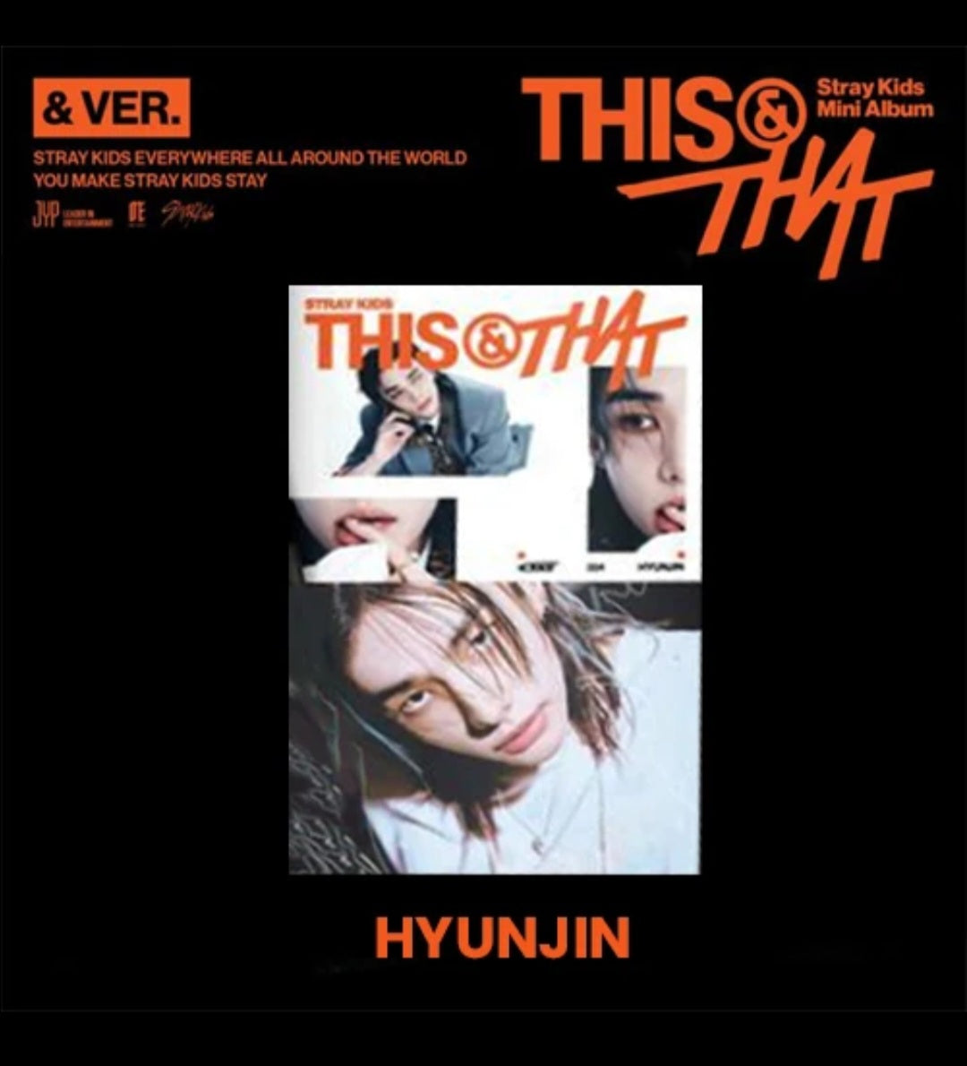 Stray Kids THIS & THAT (& Ver.) 004 Hyunjin verzió – albumborító